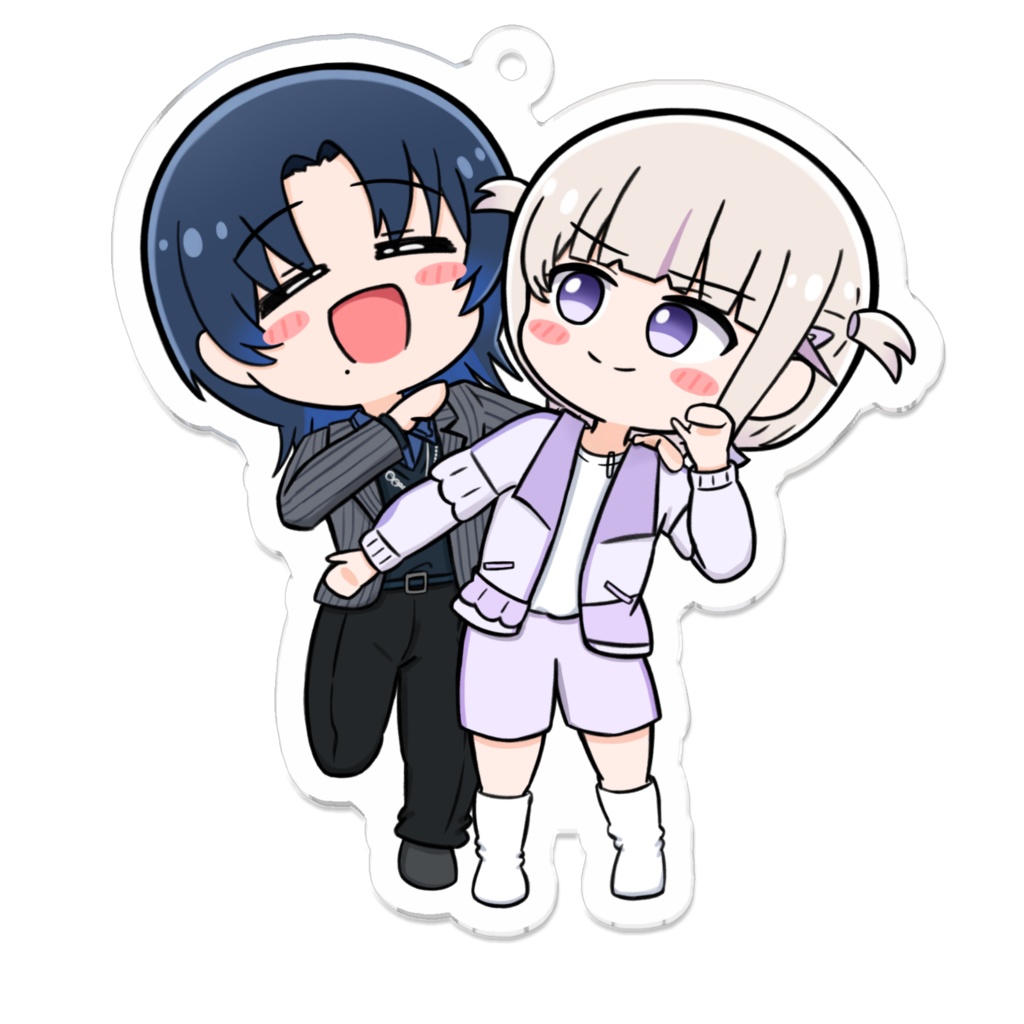 【非公式】火威青&轟はじめアクリルキーホルダー