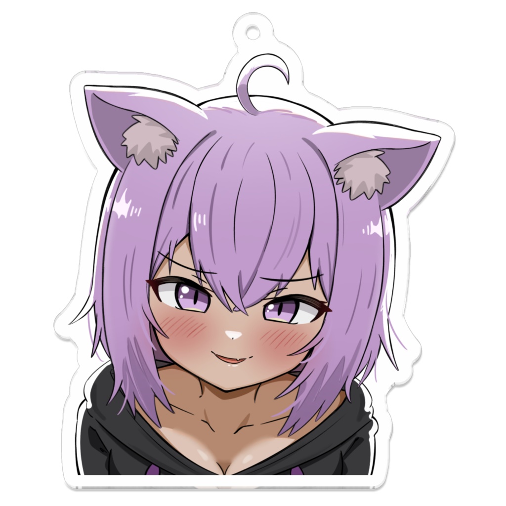 【非公式】猫又おかゆ アクリルキーホルダー