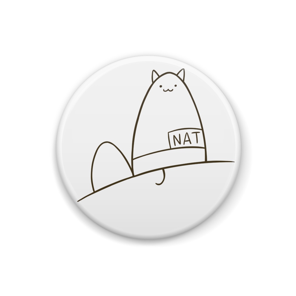 【公式】NATサイン缶バッジ