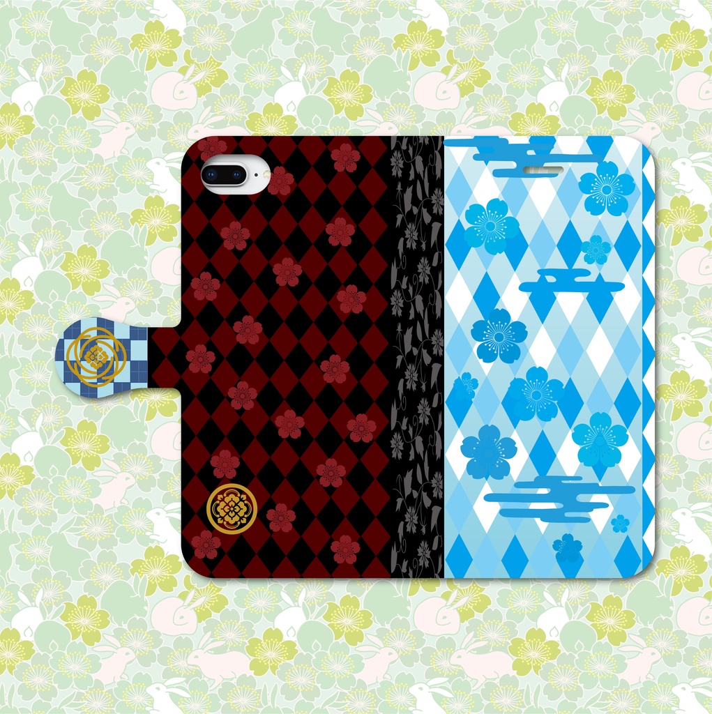 刀剣乱舞 加州清光 大和守安定イメージスマホケース