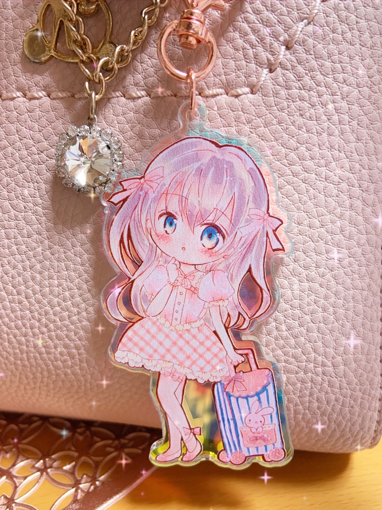 キラキラ★アクリルキーホルダー★