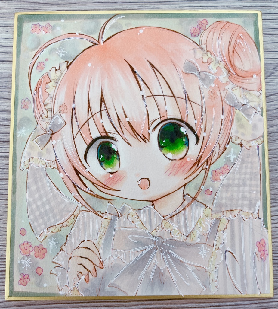 オリジナル　色紙　小