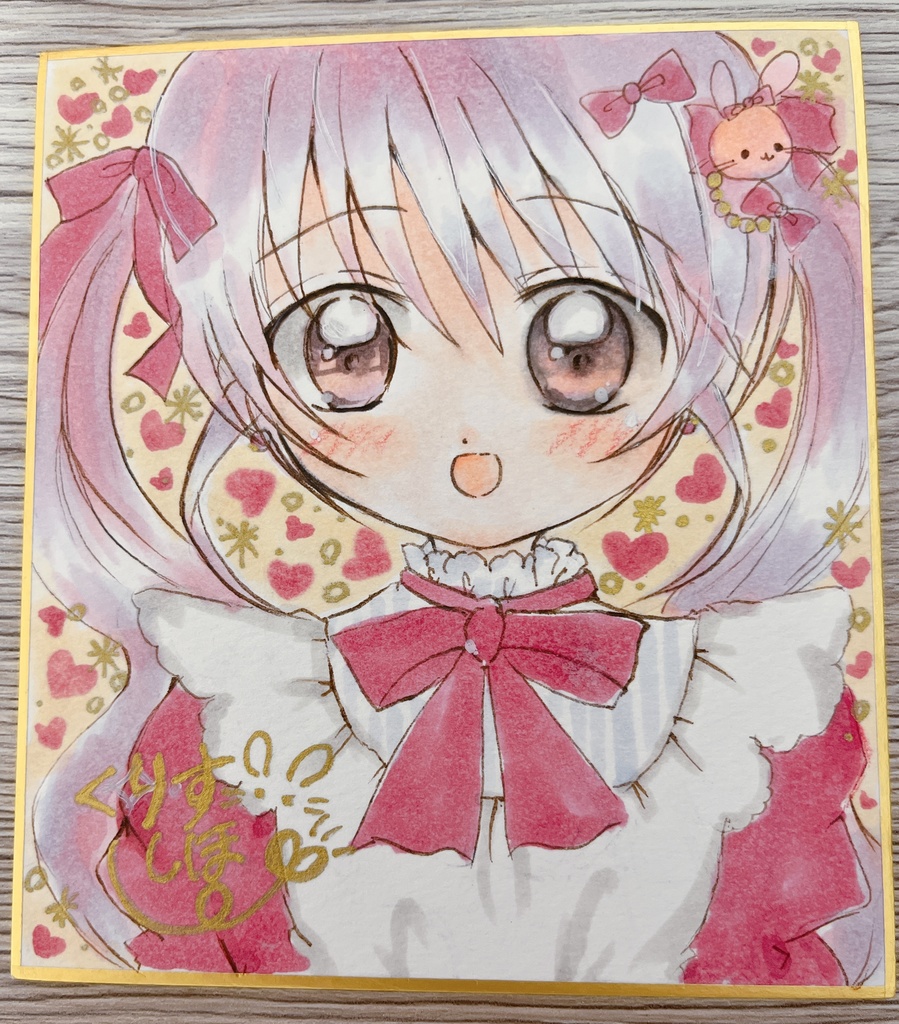 オリジナル　小サイズ　色紙
