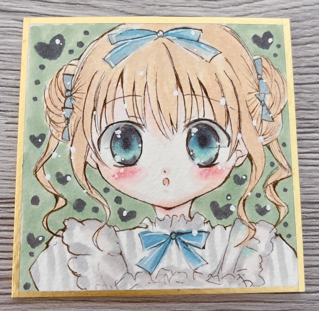 オリジナル　豆色紙