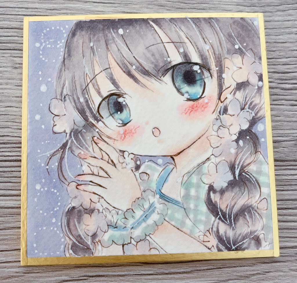 オリジナル　豆色紙