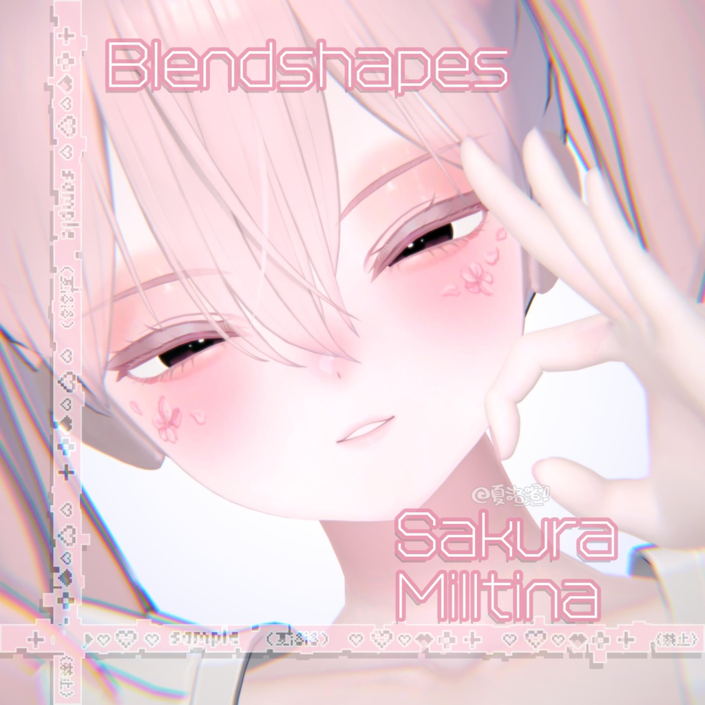 【ミルティナ-Milltina】🌸Sakura🌸Face BlendShape Animation