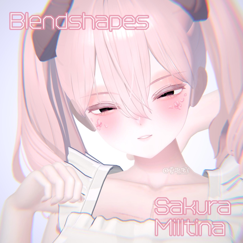 【ミルティナ-Milltina】🌸Sakura🌸Face BlendShape Animation