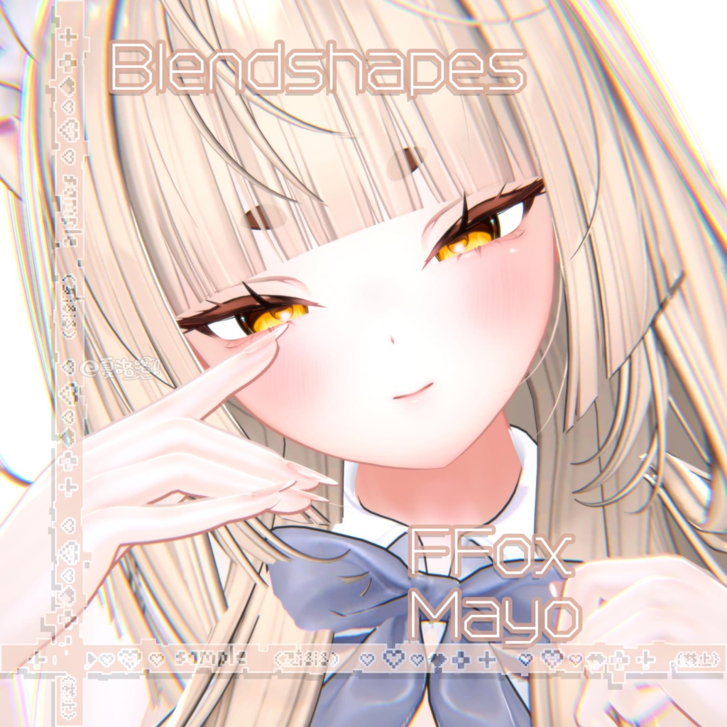 【まよ-Mayo 】🦊FFox🦊Face BlendShape Animation