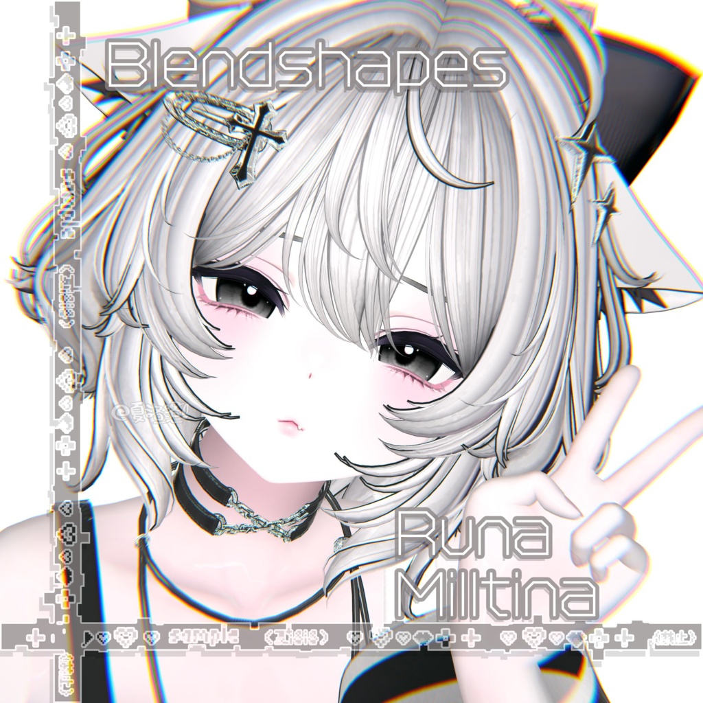 【ミルティナ-Milltina】🖤Runa🖤Face BlendShape Animation