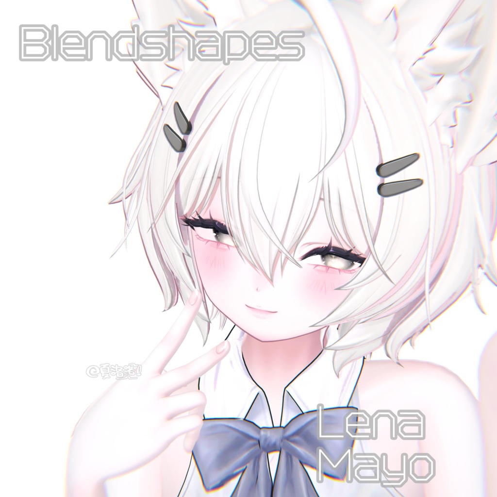 【まよ-Mayo 】🤍Lena🤍Face BlendShape Animation