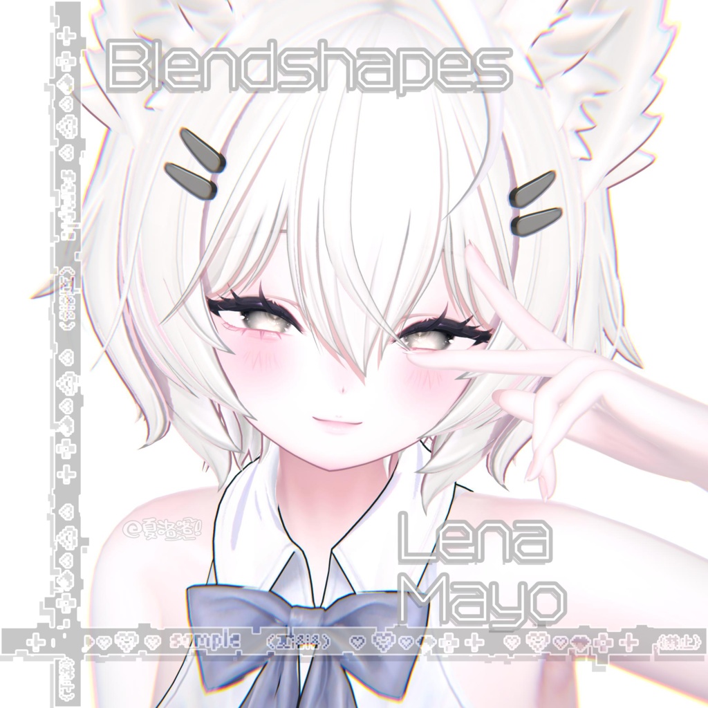 【まよ-Mayo 】🤍Lena🤍Face BlendShape Animation