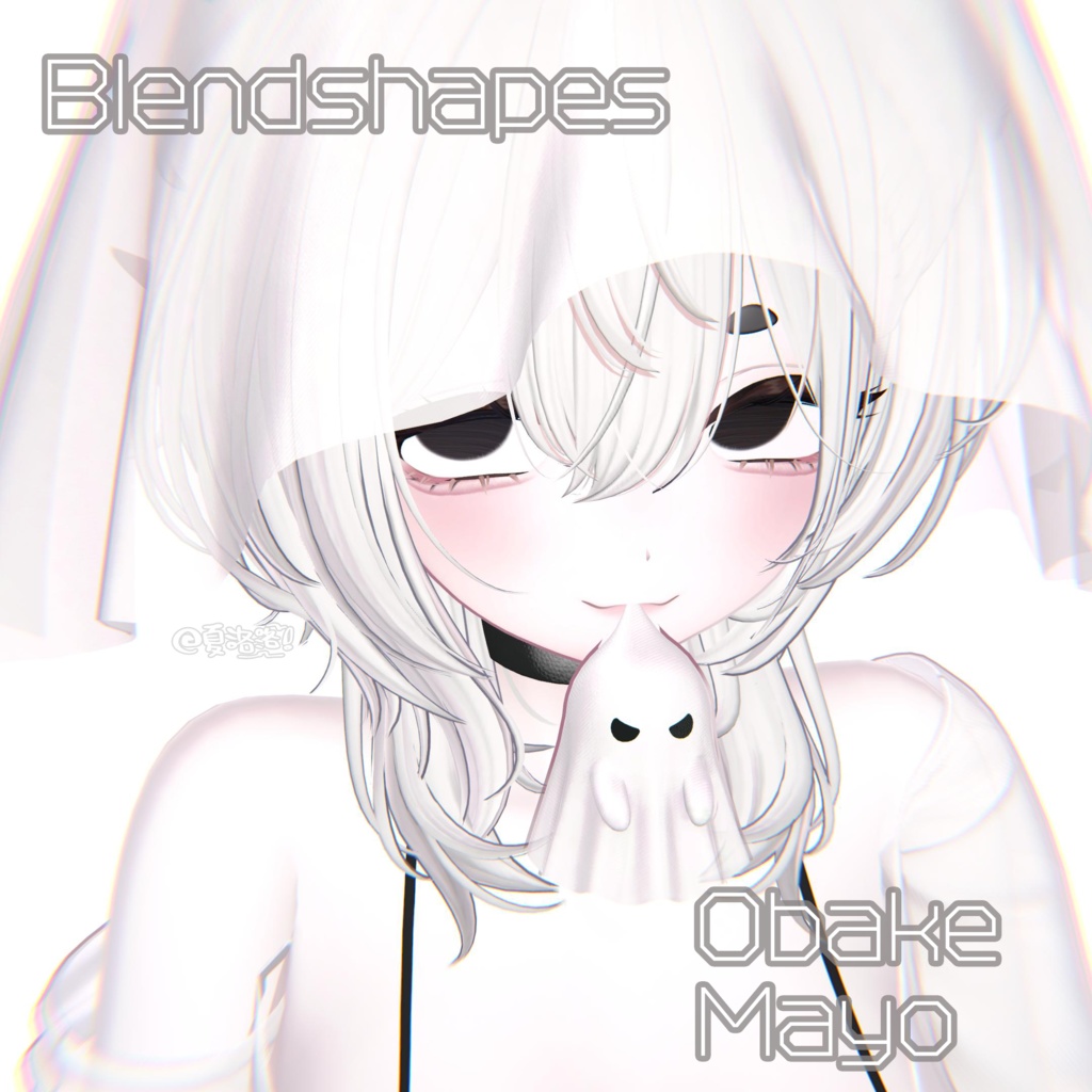 【まよ-Mayo 】👻Obake👻Face BlendShape Animation