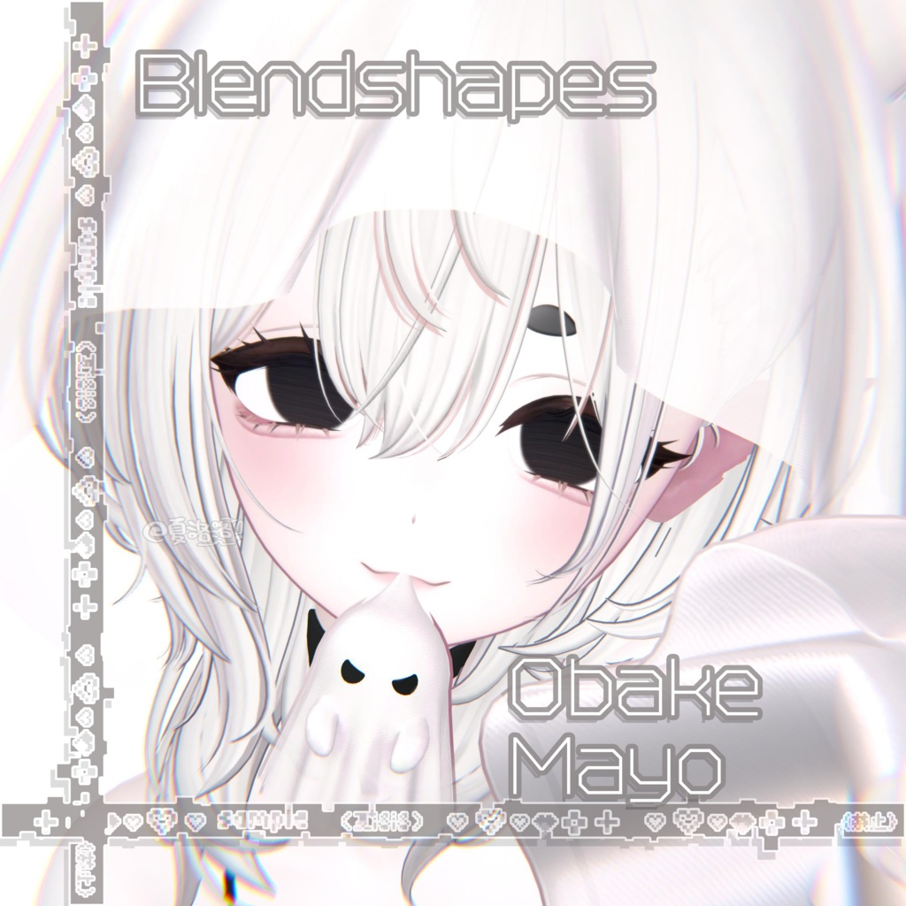 【まよ-Mayo 】👻Obake👻Face BlendShape Animation