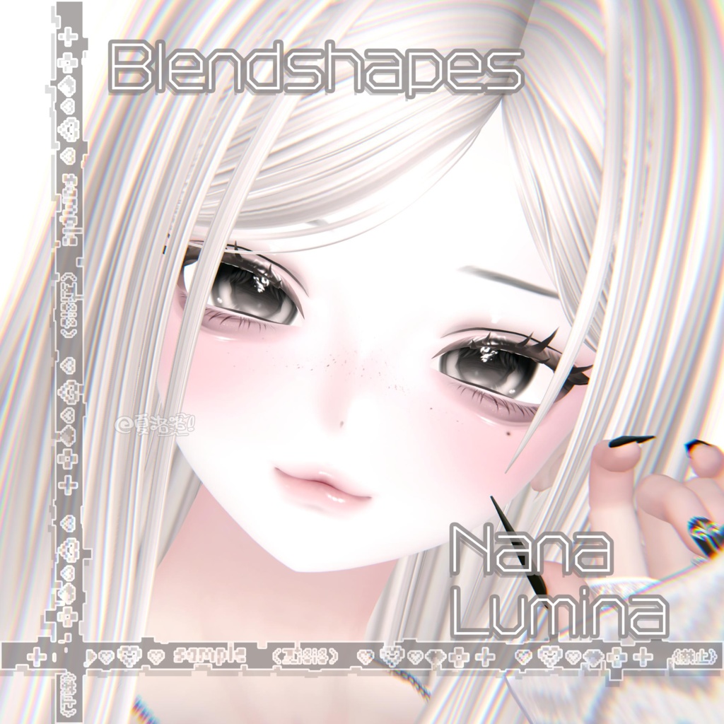 【ルミナ-Lumina 】🤍Nana🤍Face BlendShape Animation