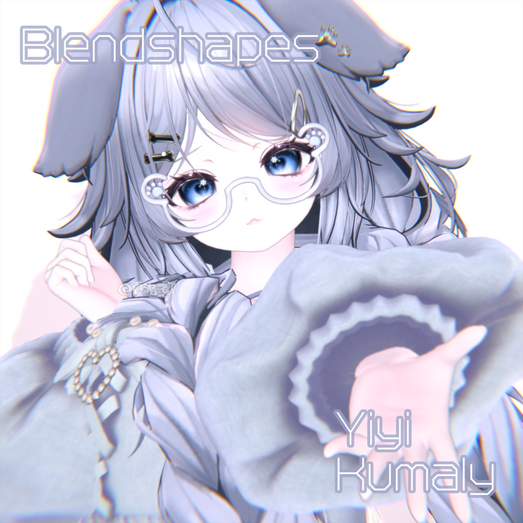 【クマリ-Kumaly】💙Yiyi💙Face BlendShape Animation