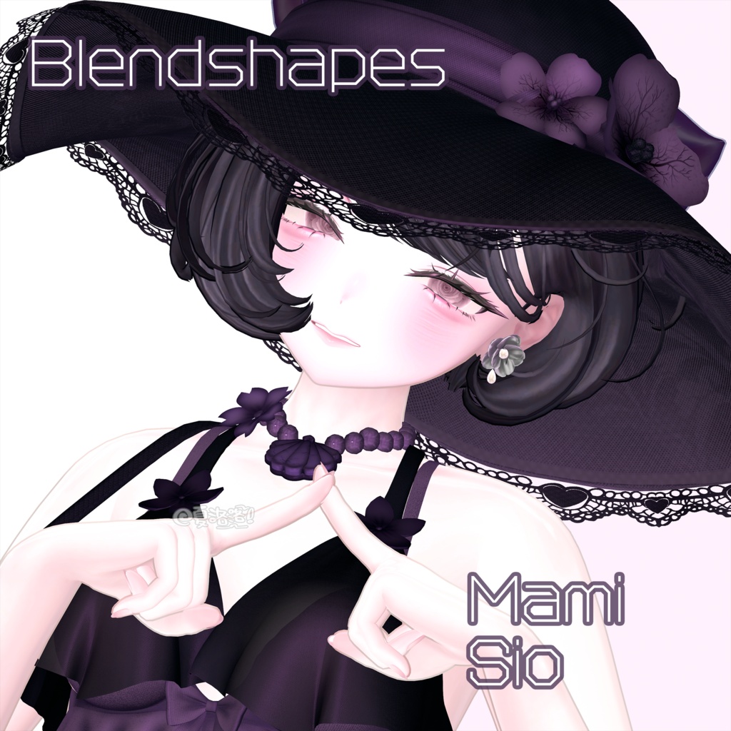 【しお-Sio】💜Mami💜Face BlendShape Animation