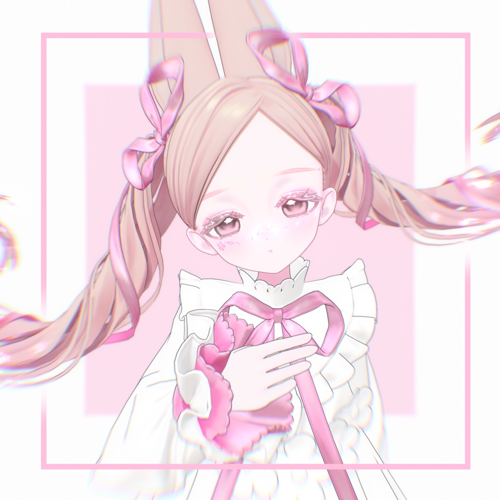 【フィユエ♡fyuett】『 -桜メイク- 』Fece&Hair texture