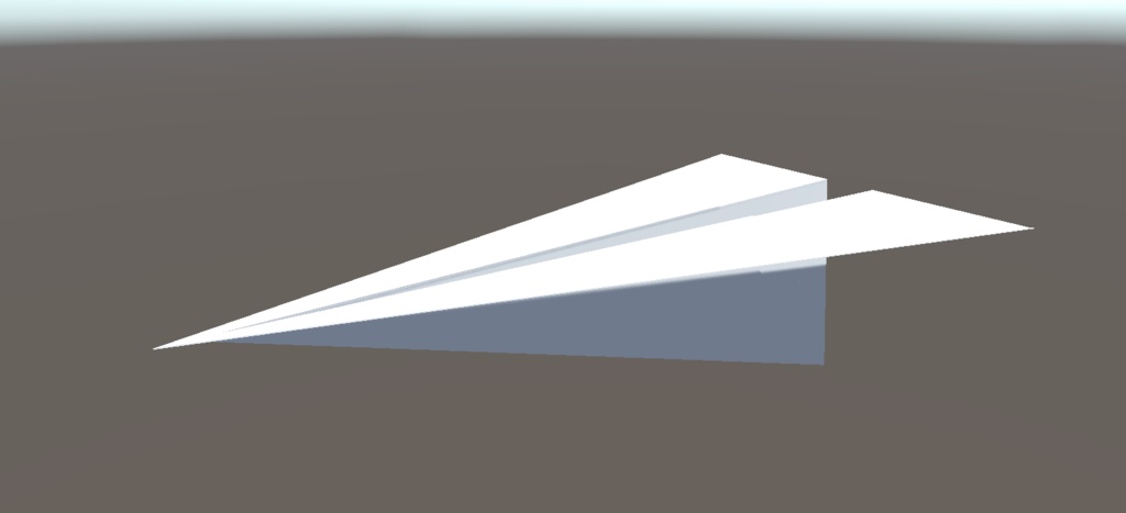 【unitypackage、fbx】折り紙 紙飛行機