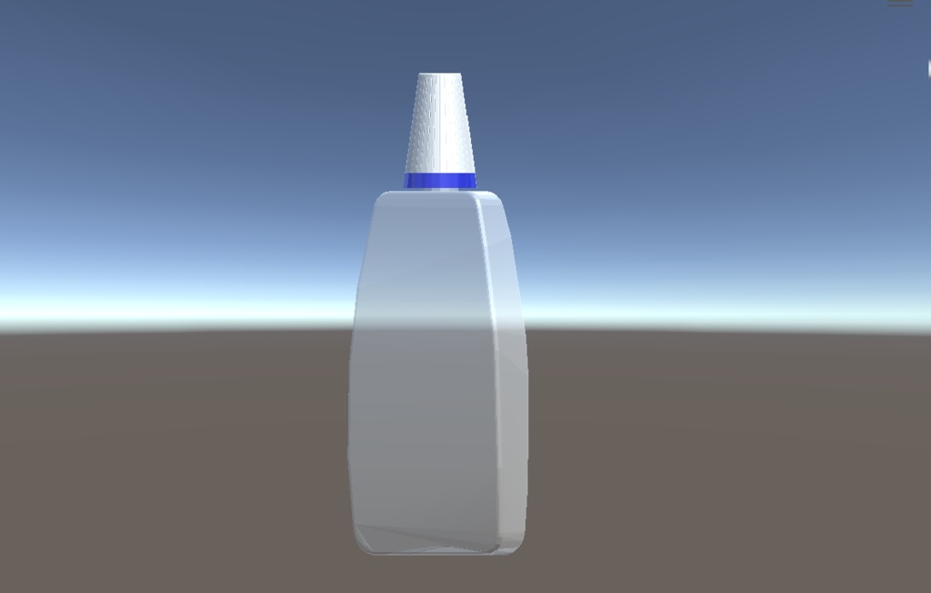 【unitypackage、fbx、obj】目薬風ケース