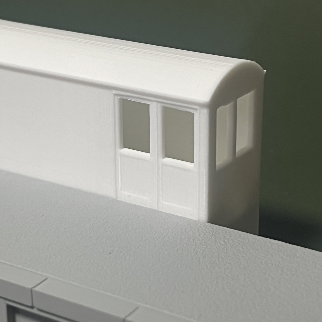 【試作品】1/80 小型駅舎(簡易改札付き)