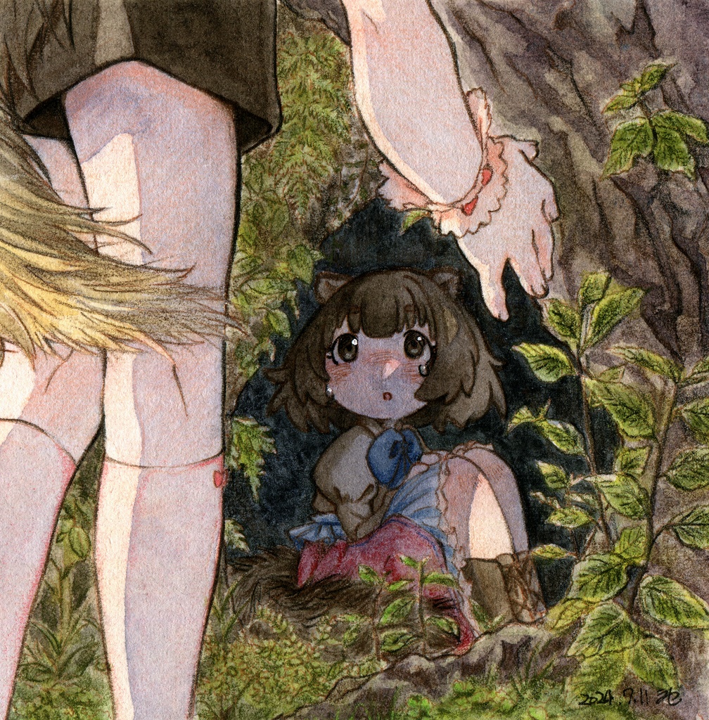 額装原画「In the shade」