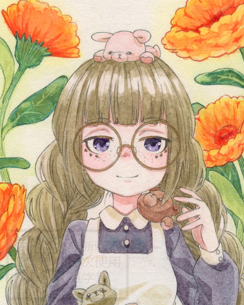 額装原画「魔法使いの肖像」