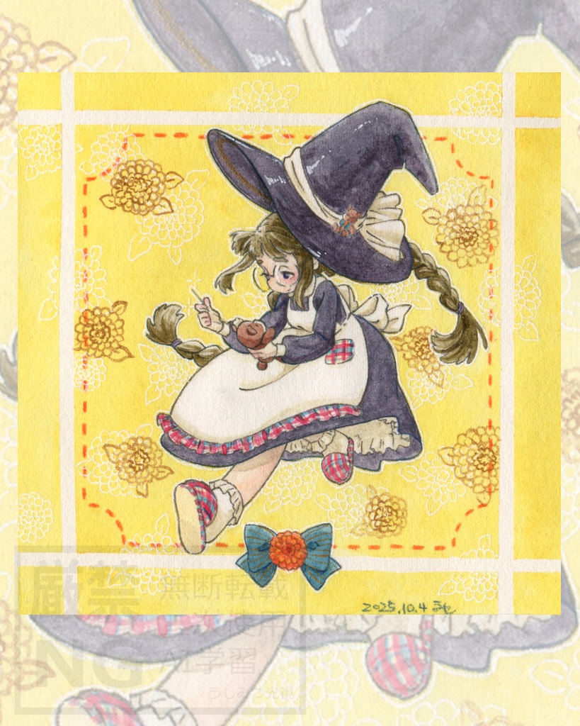 額装原画「治癒魔法」