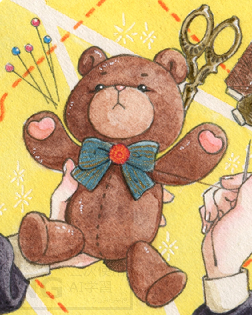 額装原画「元気でお帰り」