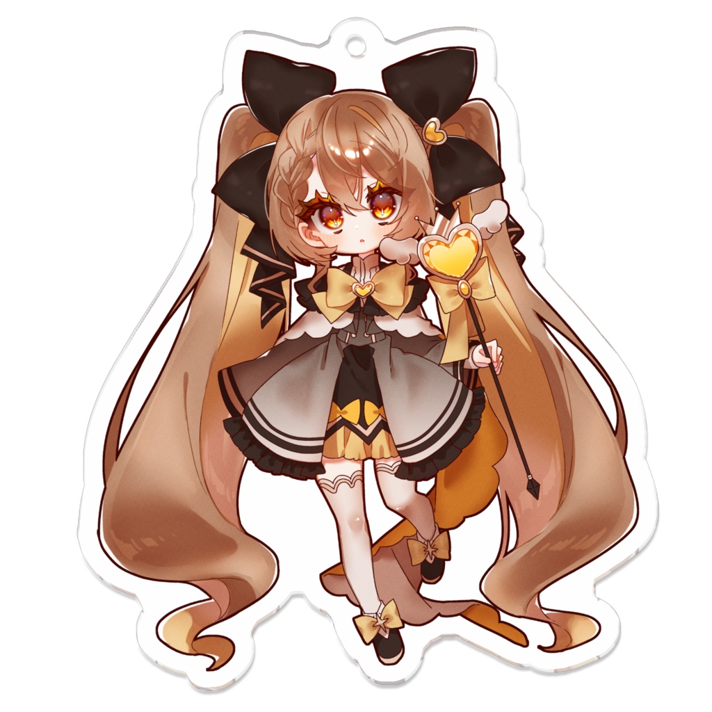 【魔法少女は難しい。】山吹凛アクリルキーホルダー