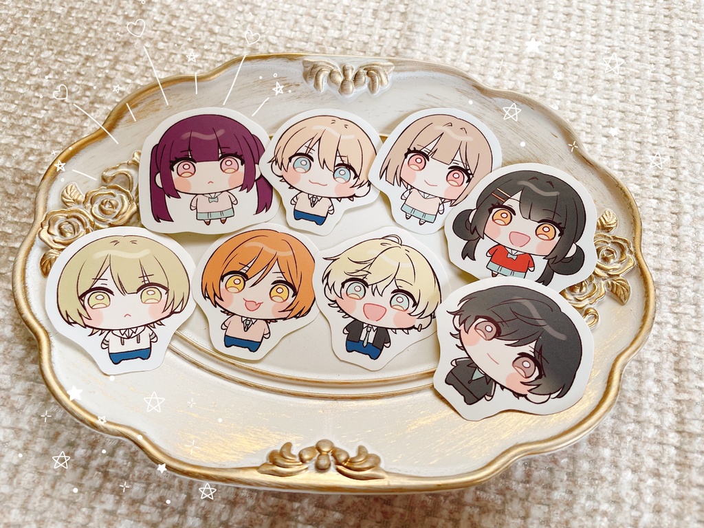 ほのぼの散歩部！ちみキャラシールセット