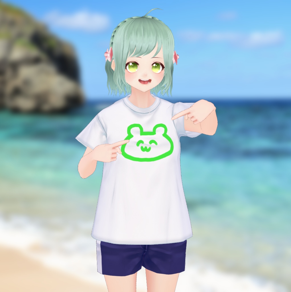 くまTシャツ