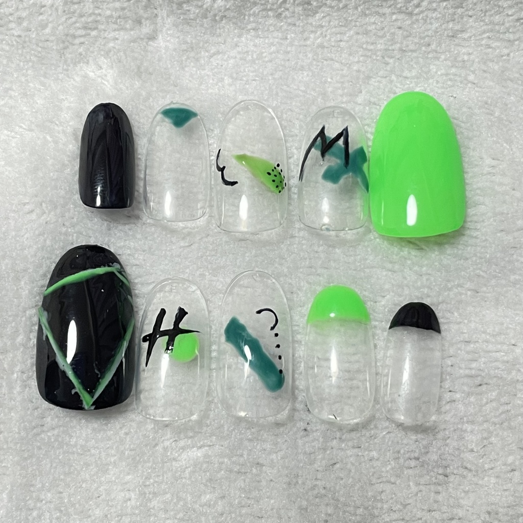 🕺🟢ネイルチップ