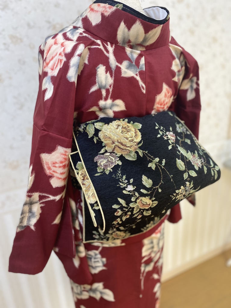 ローズ兵児帯