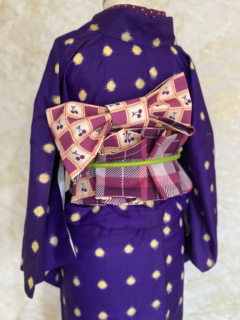 リバーシブル半幅帯⑱ EVERYDAY AT BUS STOP