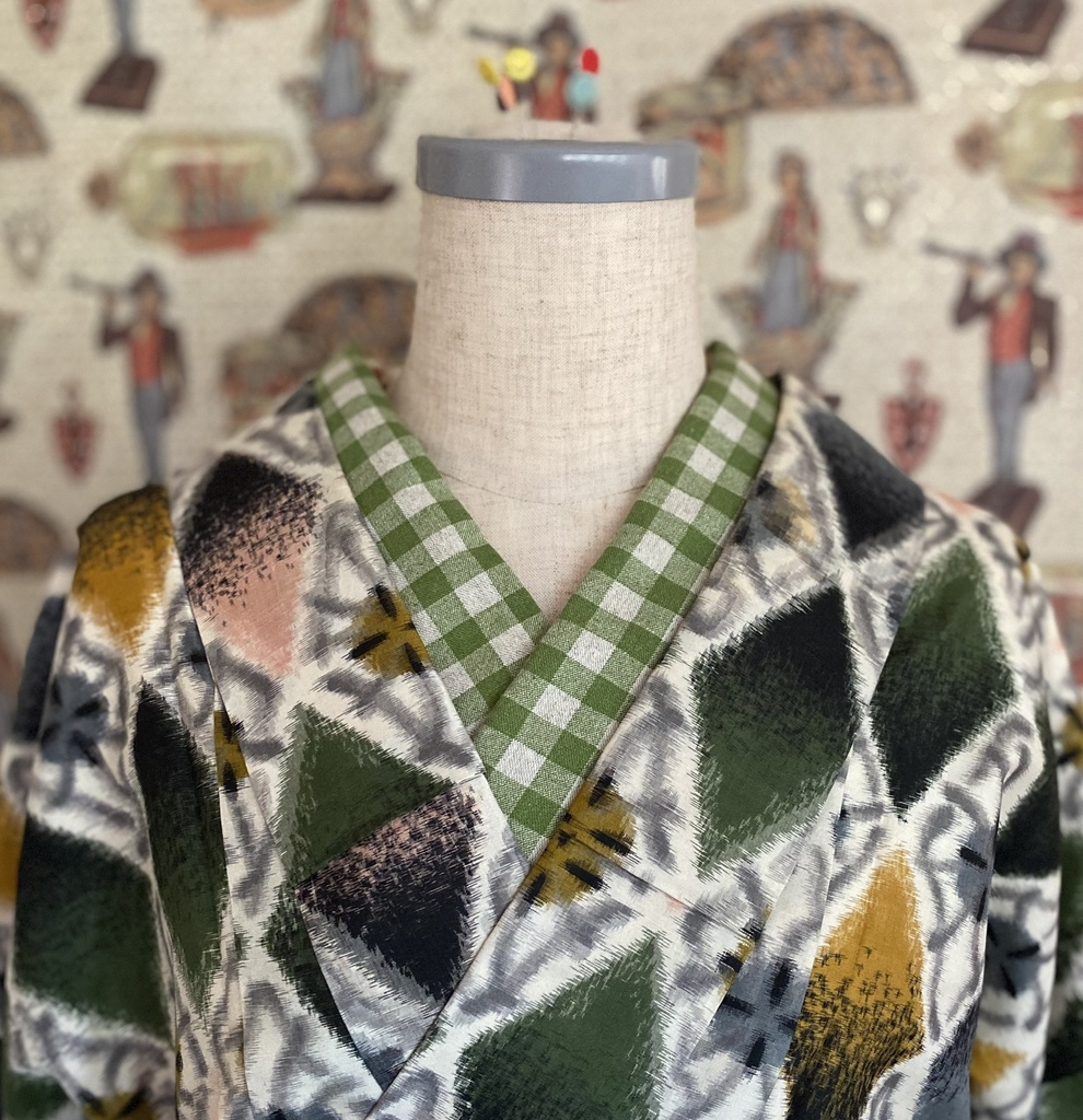 3way半衿・イチゴ/クリームイエロー