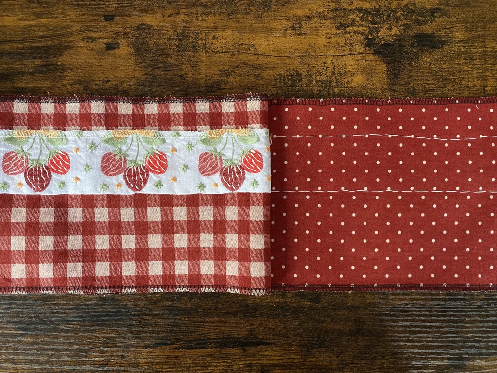 3way半衿・イチゴ/ホワイト