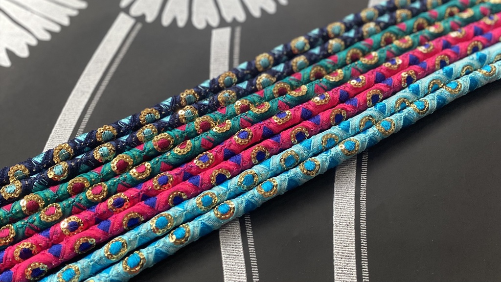 栗梅茶帯締め97