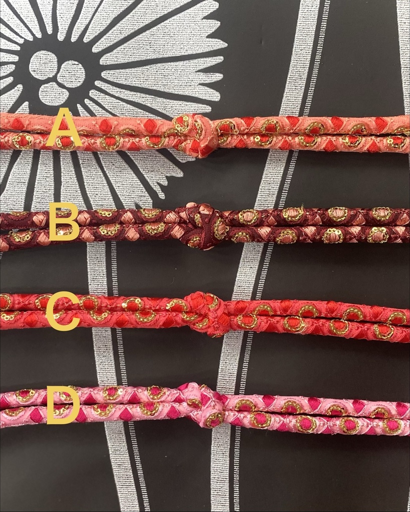 栗梅茶帯締め98