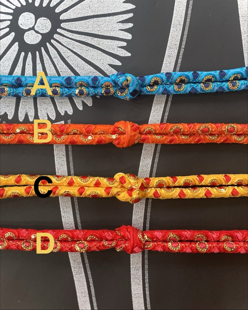 栗梅茶帯締め100