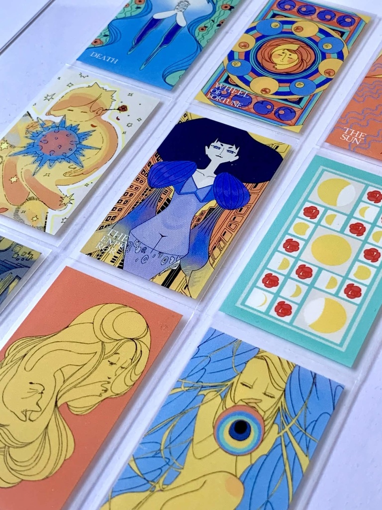 【オリジナルタロットカード】クリアフレークシール23枚入り