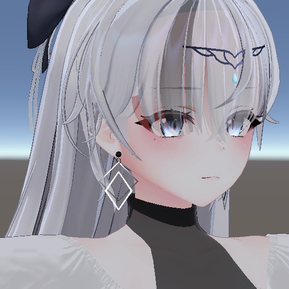 【PB対応】【VRChat用】アクセサリー イヤリング