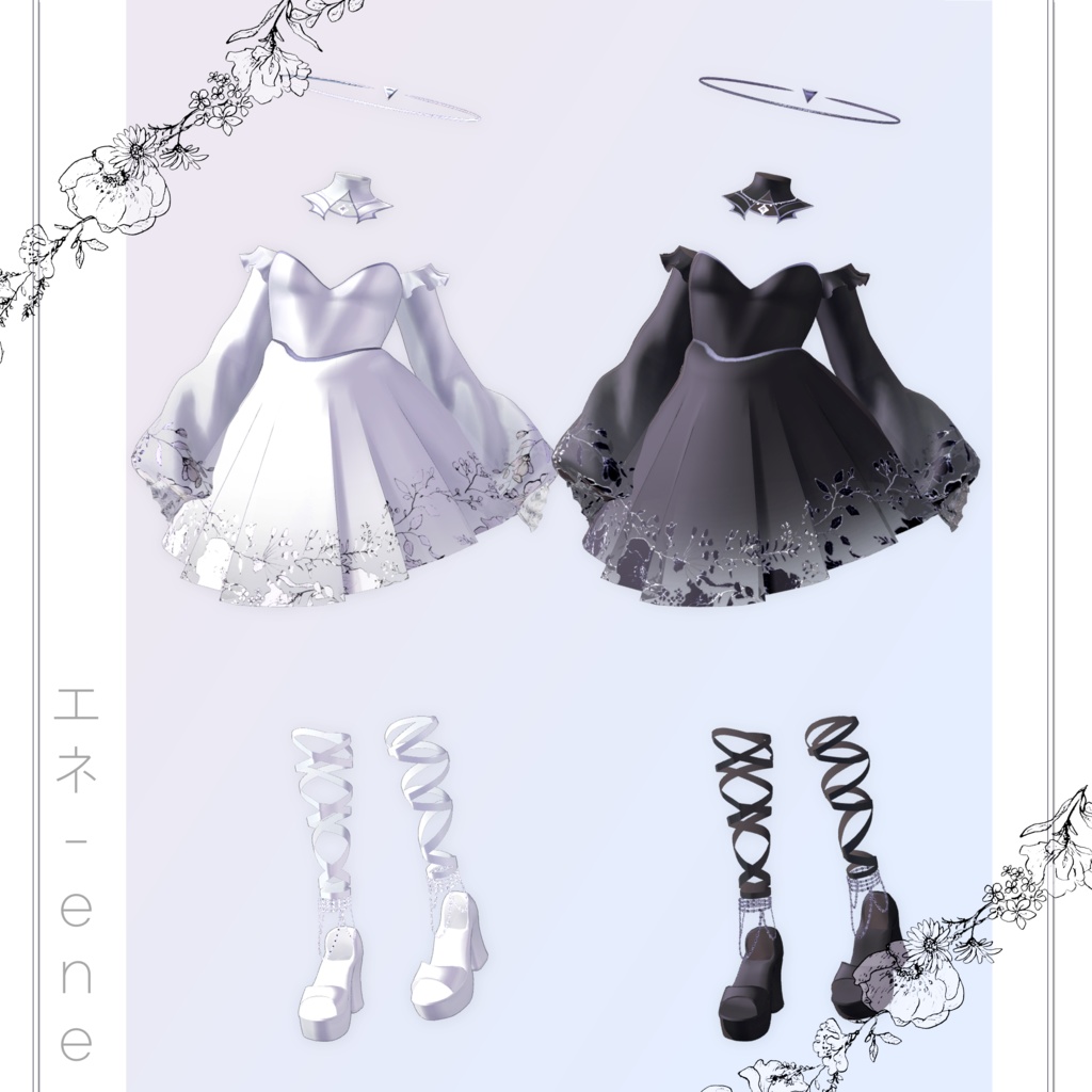 【PB対応】【舞夜用】 Fairy Bliss Cloth VRC用