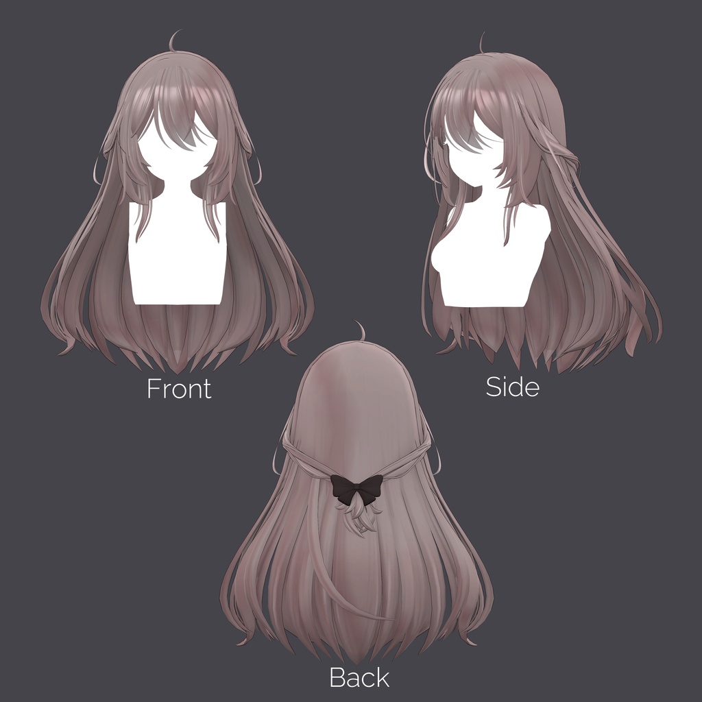 【PB対応】 Valentine ヘアー VRC用