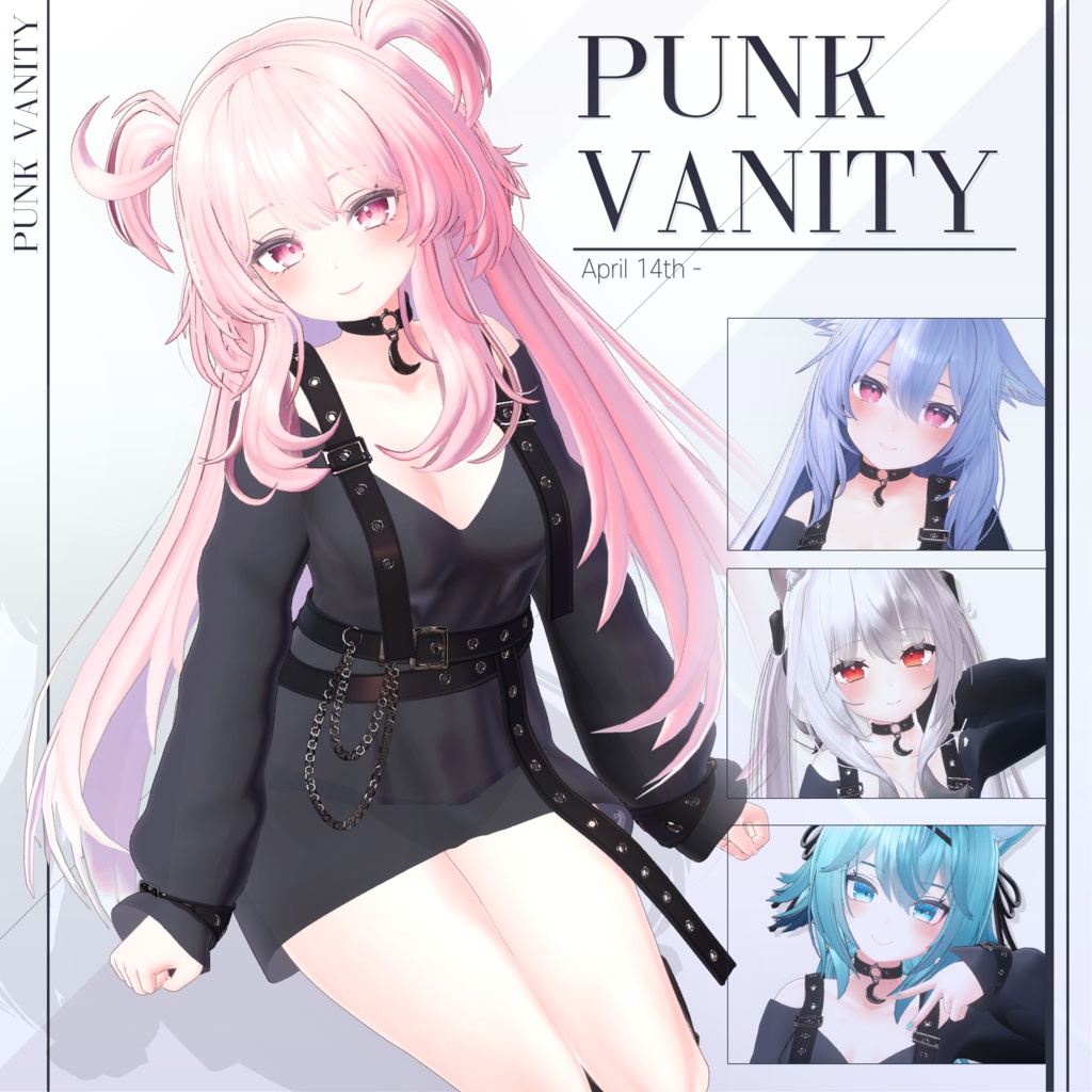 【PB対応】【4アバター対応】 Punk Vanity VRC用