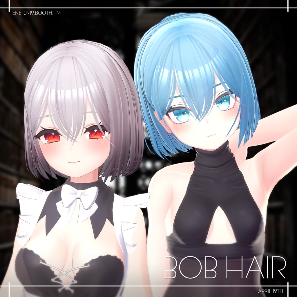 【PB対応】ボブヘアー VRC用