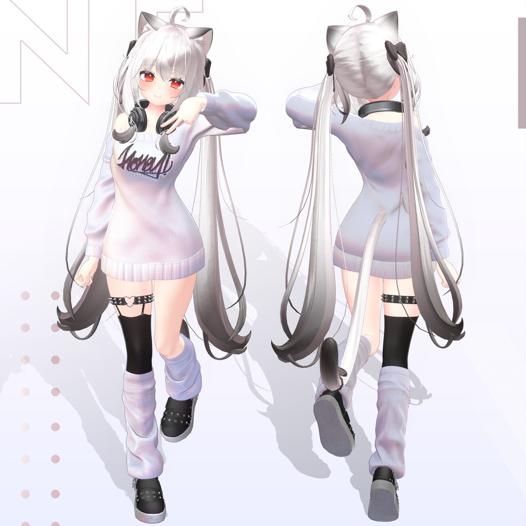 【5アバター対応】 Lazy·Day Sweater VRC用