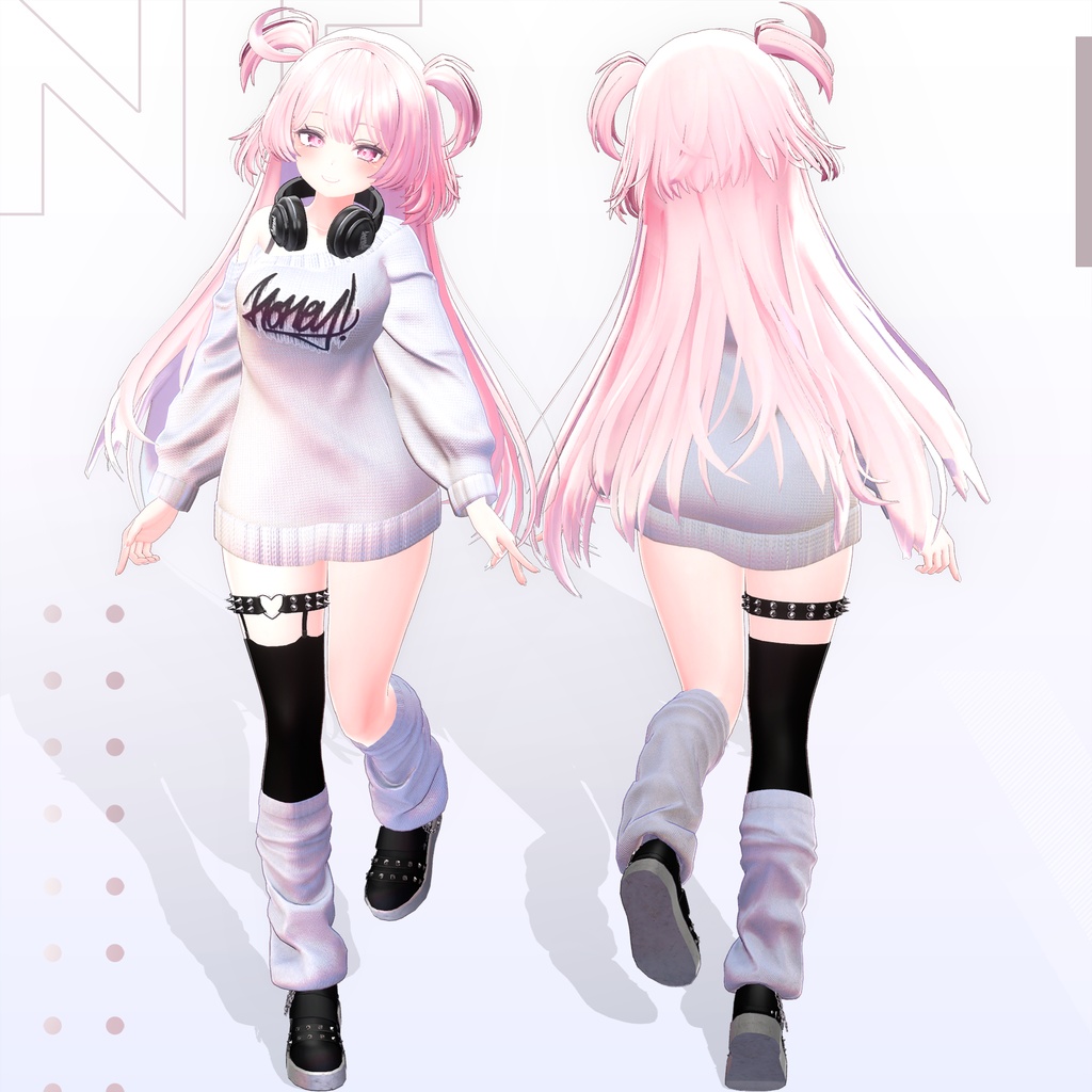 【5アバター対応】 Lazy·Day Sweater VRC用