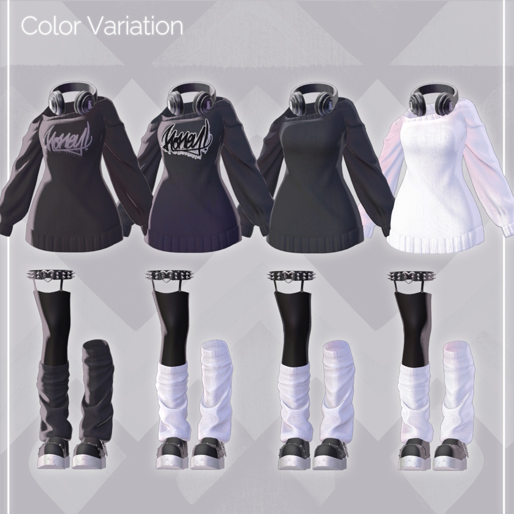 【萌用】 Lazy·Day Sweater VRC用