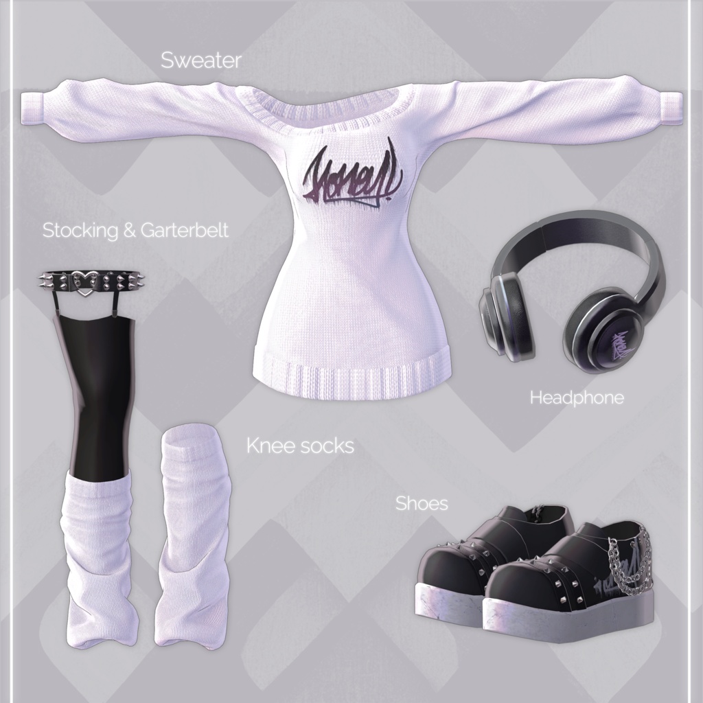 【萌用】 Lazy·Day Sweater VRC用