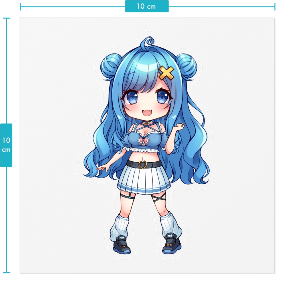 ミニとかげまんステッカー